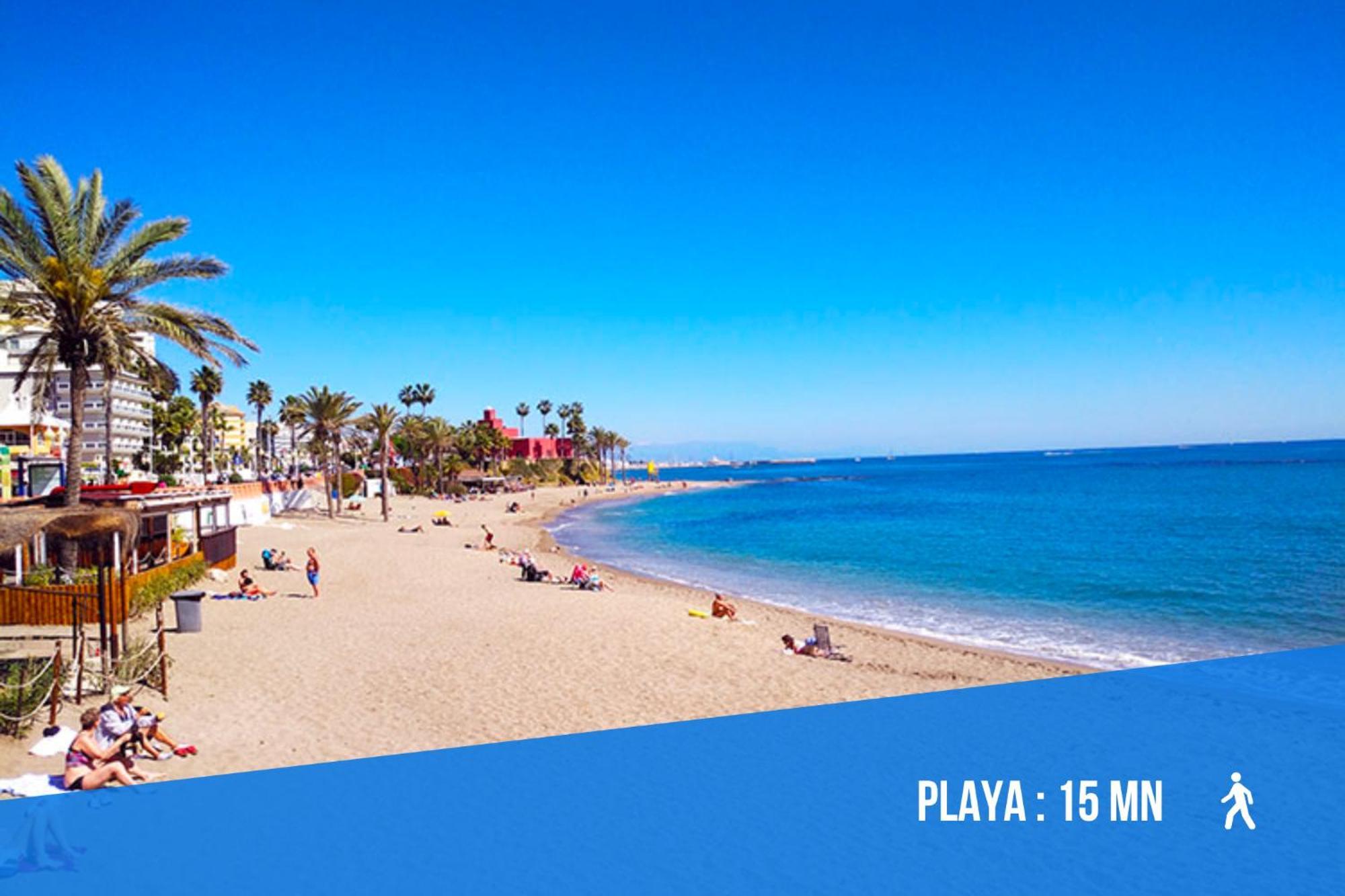 Appartement Spacieux Avec Terrasse Et Piscine Benalmádena Eksteriør bilde
